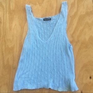American Apparel Powder Blue Knit Summer Tank